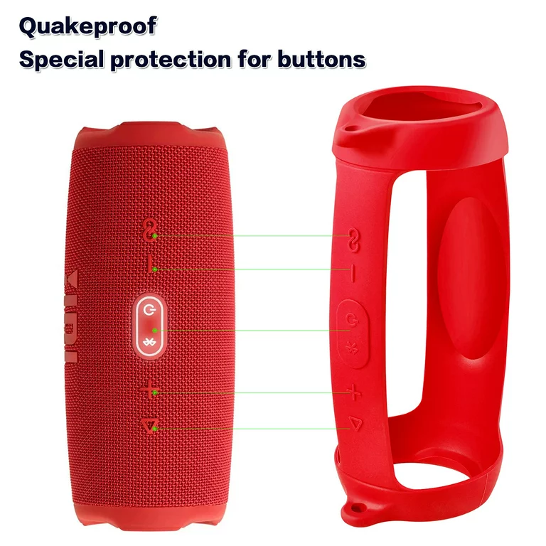 JBL Silicone Case for Flip 5/6 Speaker Red