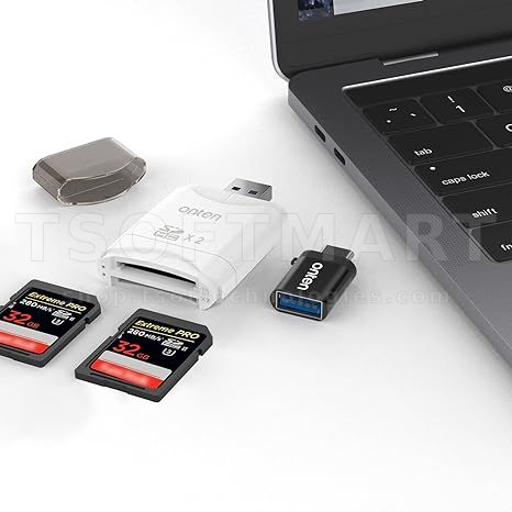 Onten KSS-C3 2-in-1 Usb3.1 Gen1 Dual Sd Card Reader