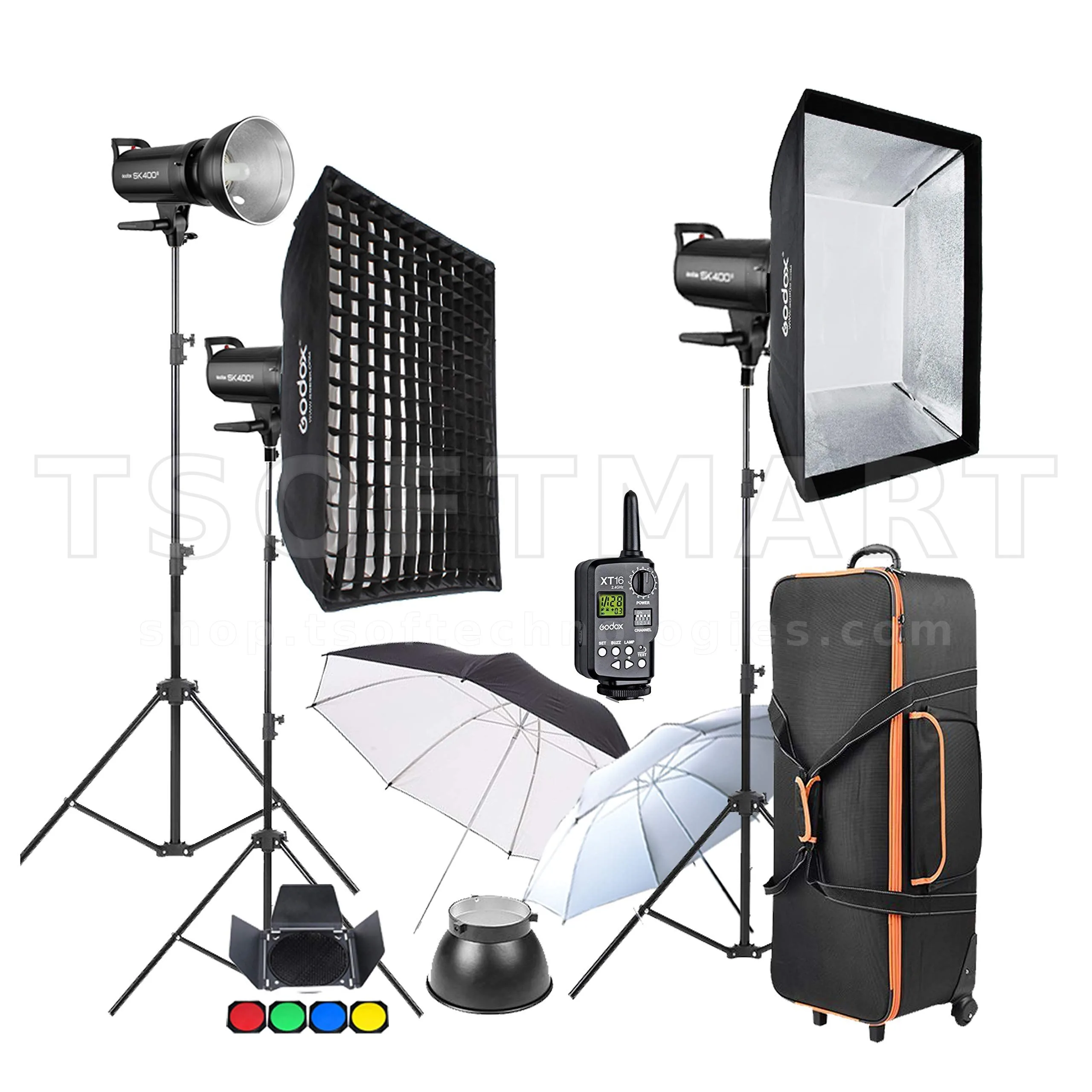 Godox SK400ii 2Heads Bowens Mount Softbox 400w 60x90cm