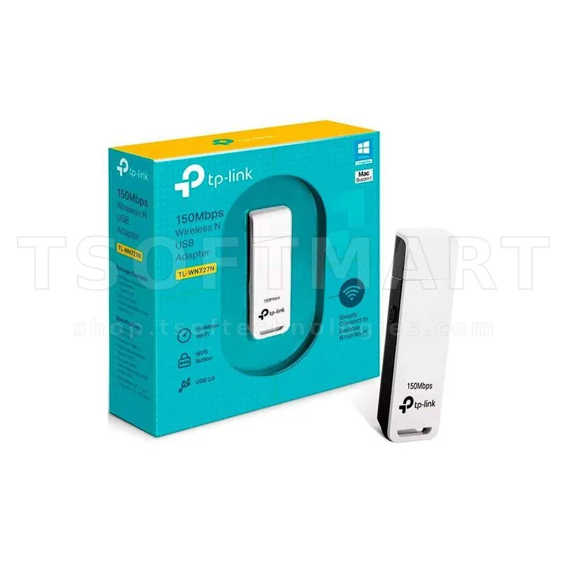 Tp-Link TL-Wn727N 150Mbps Usb Wireless Adapter