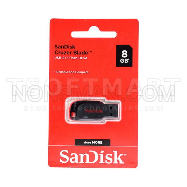 Sandisk Cruzer Blade Usb 2.0 Flash Drive 8gb