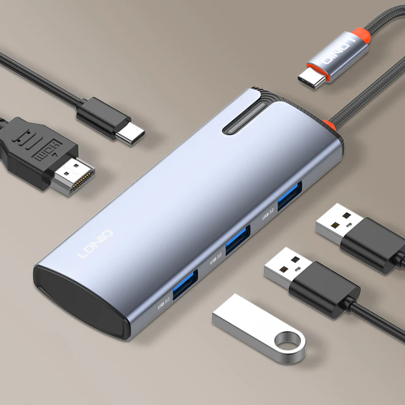 Ldnio Ds 15H 5-in-1 USB-C Hub
