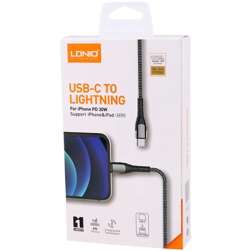 LDNIO Type-C Cable LC111 to Lightning