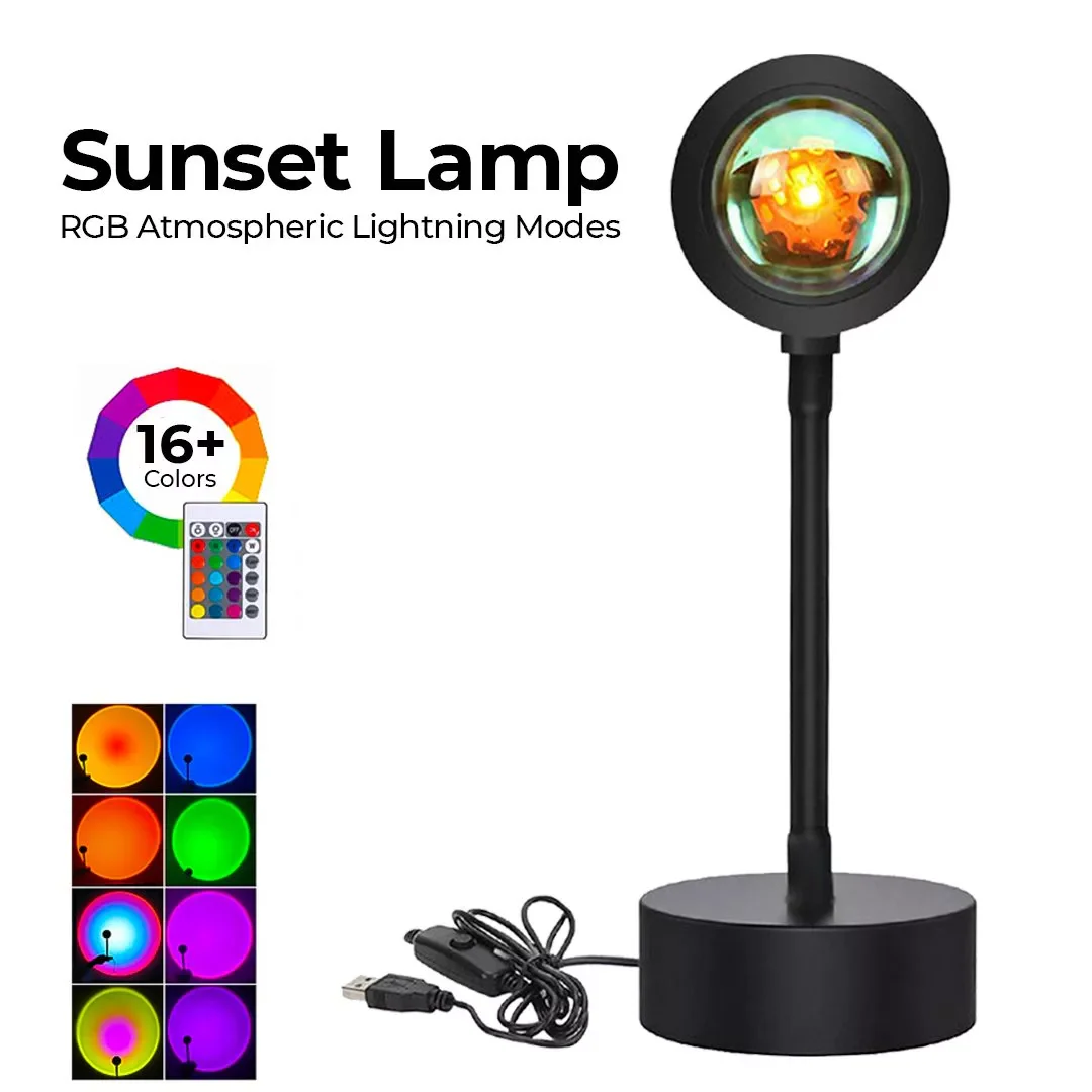 Sunset LED Atmosphere Lamp (4/5 Colours)