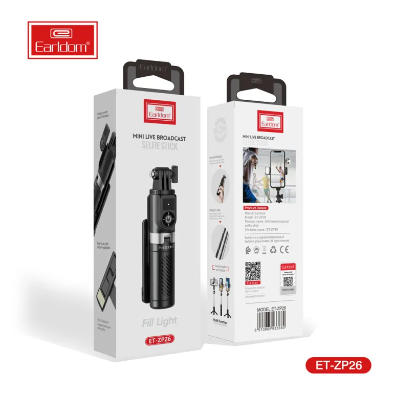 Earldom Et-ZP26 Mini Live Broadcast Selfie Stick