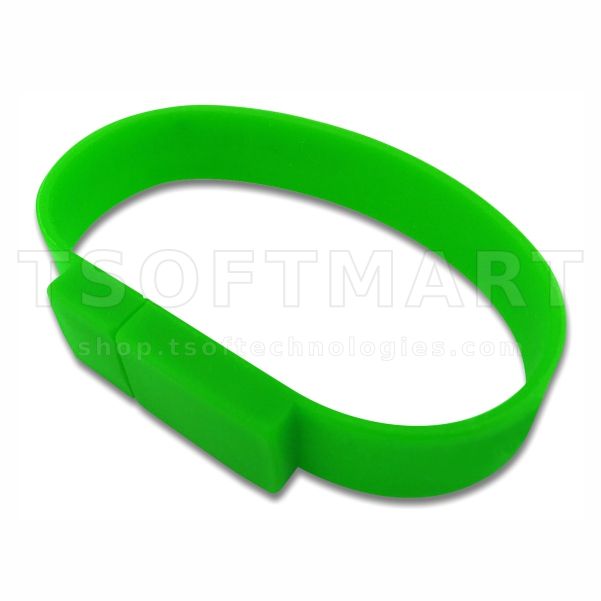 Silicon Wristband Flash 16Gb Green Best Buy