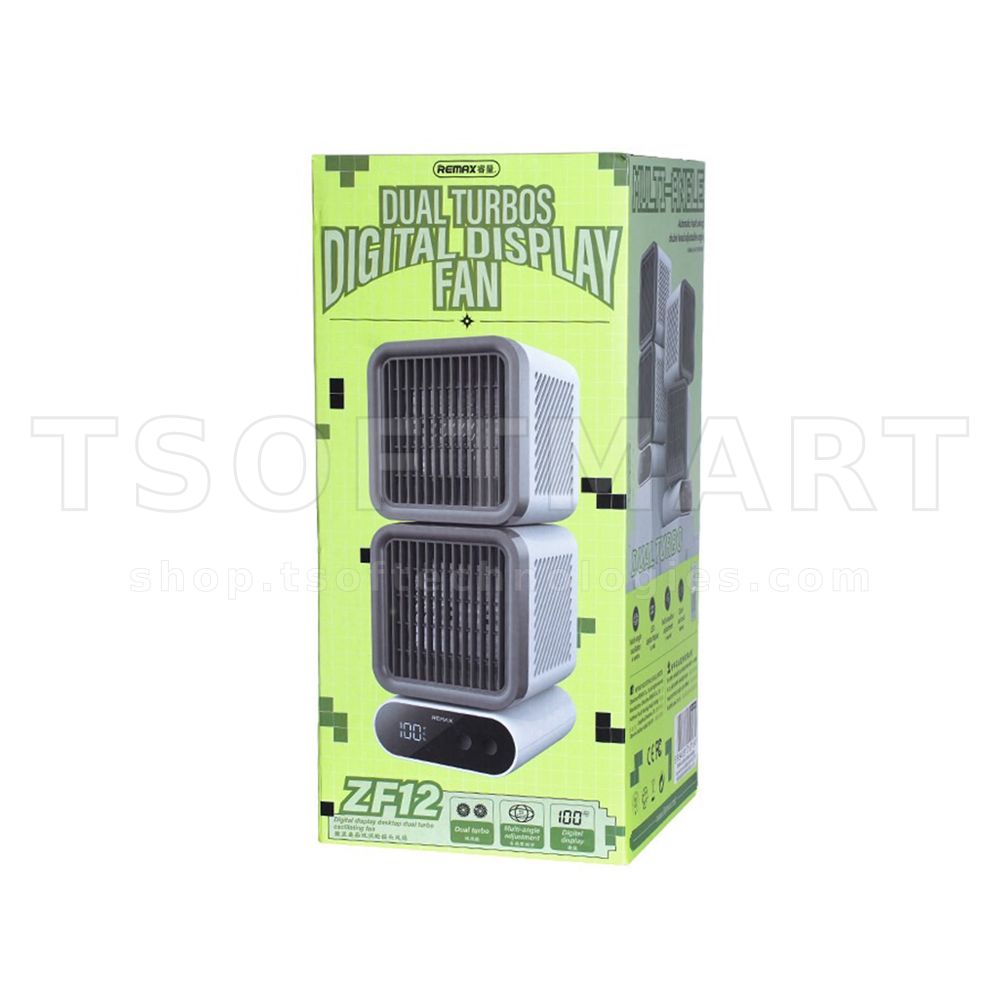 Remax RS-ZF12 Dual Turbo Desktop Fan