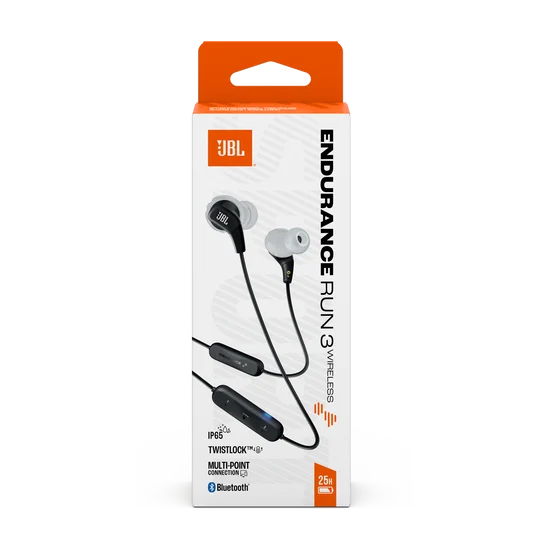 JBL Endurance Run 3 Wireless Bluetooth- Black