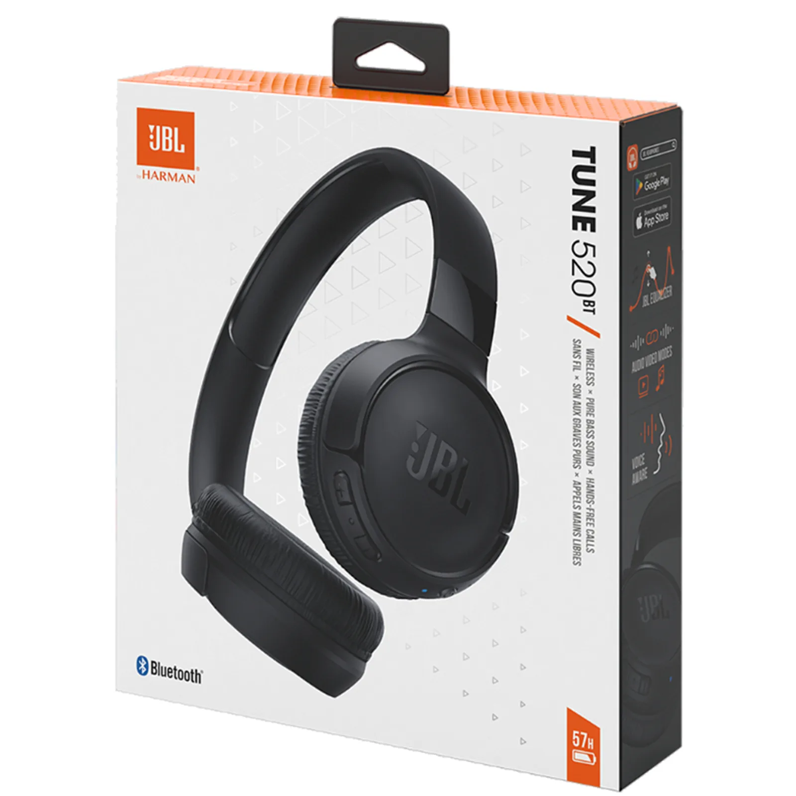 JBL Tune 520 Bluetooth Headset Black
