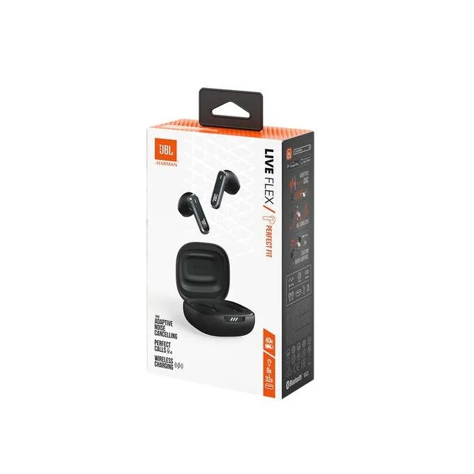 JBL Live Flex Earbuds – Black