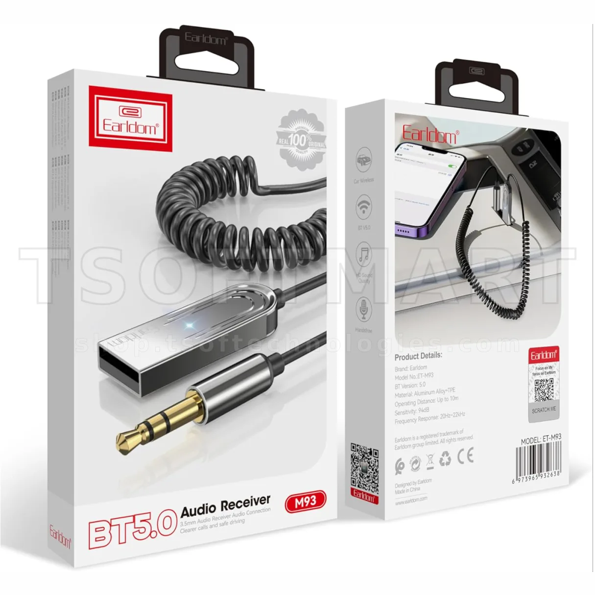 Earldom M93 BT5.0 Audio Receiver