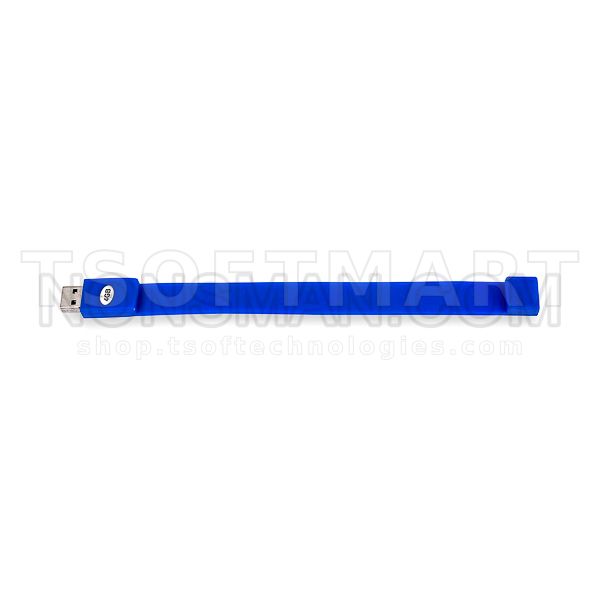 Silicon Wristband Flash 16Gb Blue Best Buy