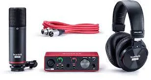 Focusrite Scarlett Solo Studio (3rd Gen) USB Audio Interface and Recording Bundle