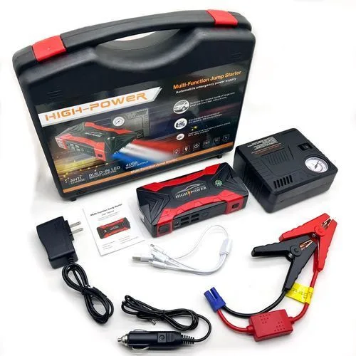 QY21 Jump Starter & Air Compressor 99800MAH