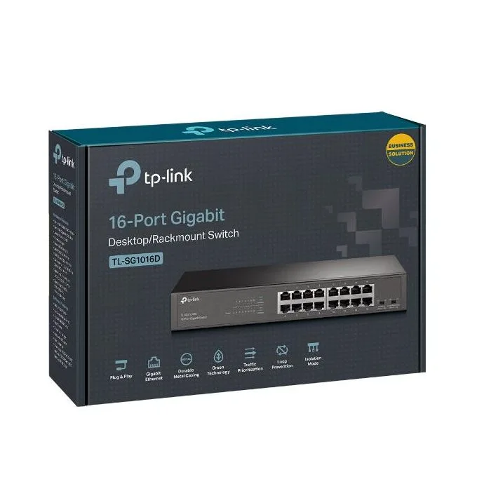 TP-Link TL-SG1016D 16 Ports Gigabit Switch