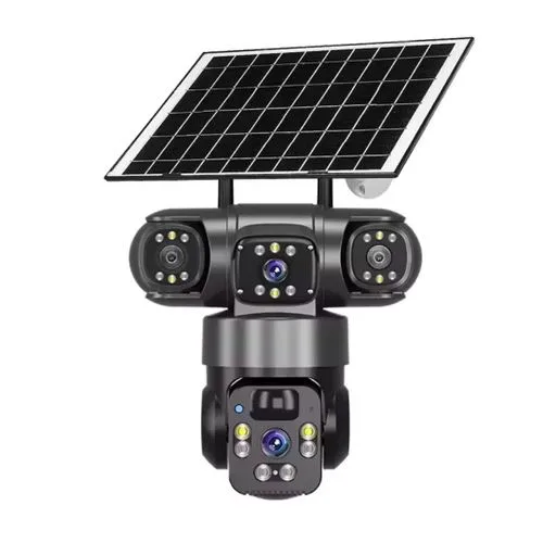 Crossfire VTS28-G Triple Lens 4G Solar Smart Net CCTV Camera V380 Pro