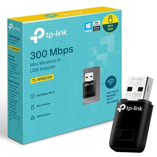Tp-Link TL-WN823N Wi-Fi USB Adapter 300mbps