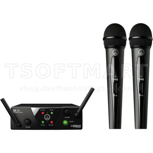 AKG WIRELESS DOUBLE HANDLE MIC