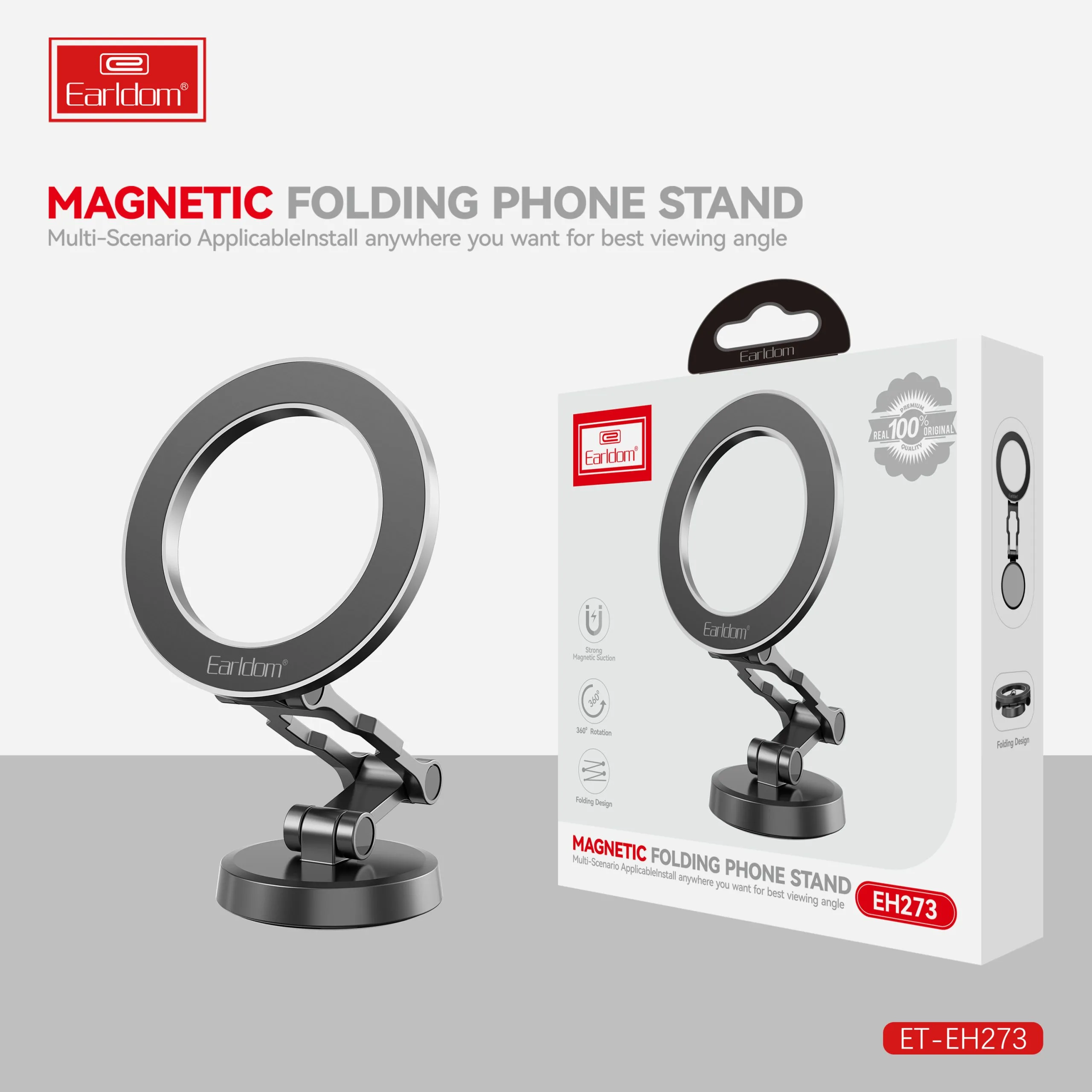 Earldom EH273 Magnetic Folding Phone Stand
