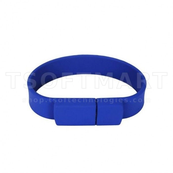 Silicon Wristband Flash 4Gb Blue