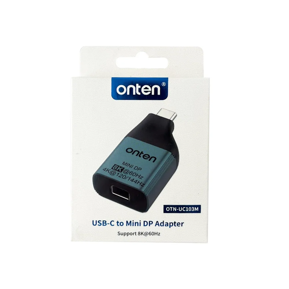 Onten Otn-UC103M USB-C to Mini DP Adapter