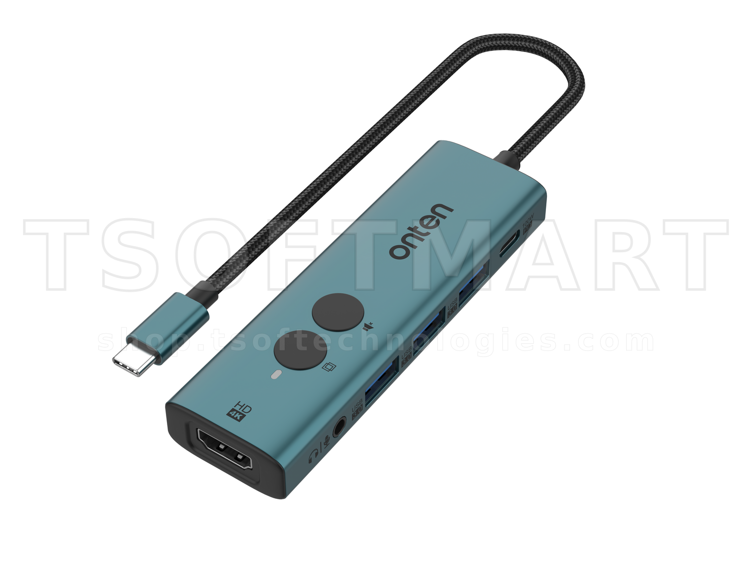 Onten UC123+ Usb-C to Hdtv Dock Station