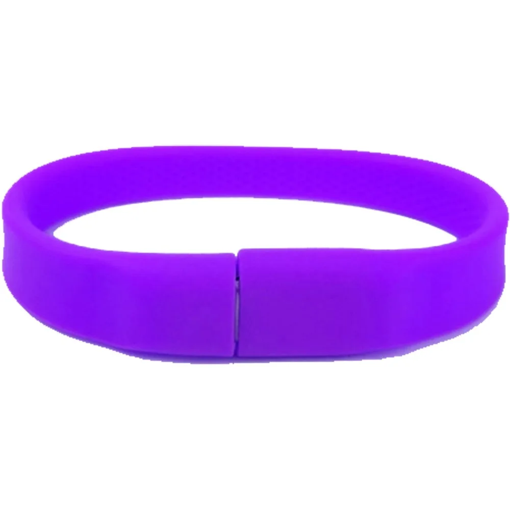 Silicon Wristband Flash 4GB Purple