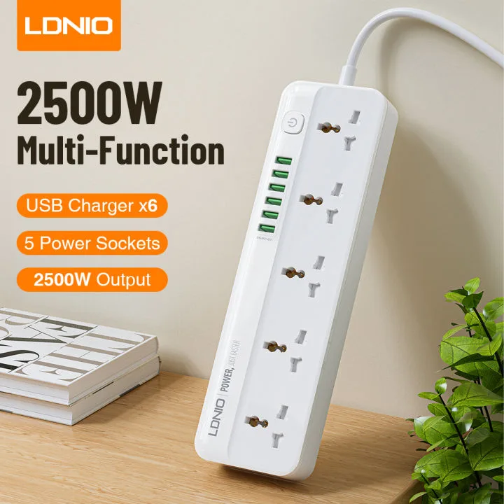 Ldnio SC5614 5sockets/6Usb Power Socket