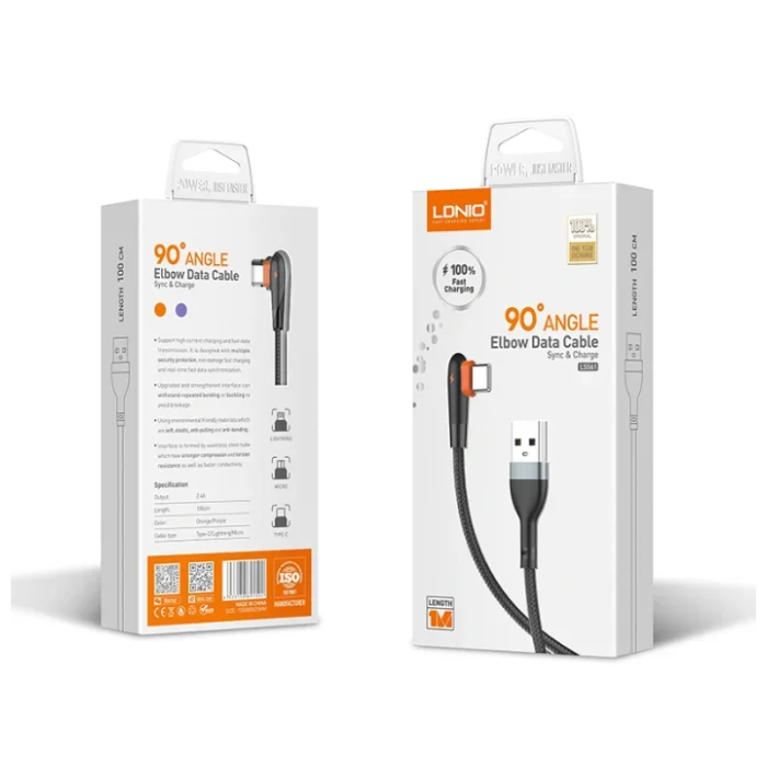 Ldnio LS561 1m Type C Elbow Data Cable