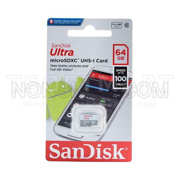 Sandisk Ultra Micro Sd Card 64gb 140mb/s Class 10