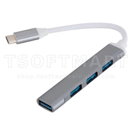 4 Ports Type C To 3.0 Usb Hub C-809