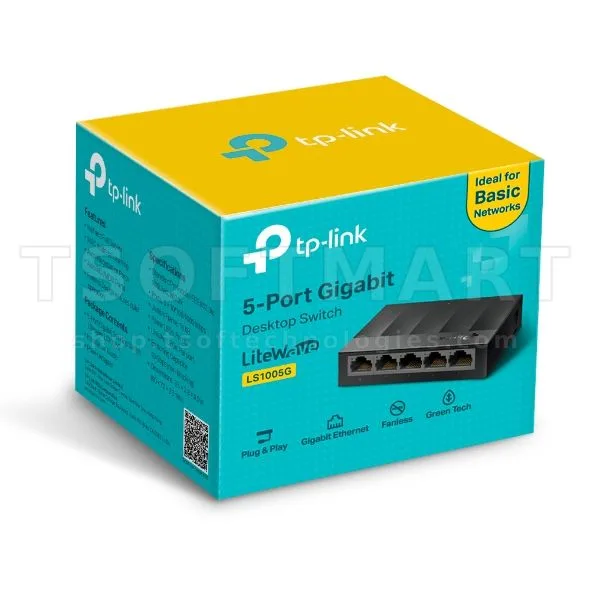 TP-Link TL-LS1005G 5 Ports Desktop Swift 1000Mbps