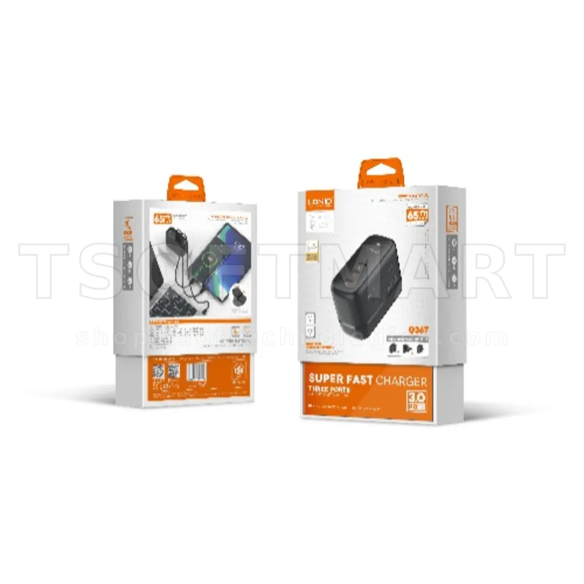 Ldnio Q367 65w 3 Ports 1m Fast Charger