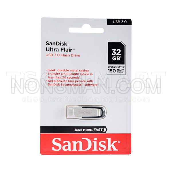Sandisk Ultra Flair Usb 3.0 Flash Drive 32gb 150mb/s