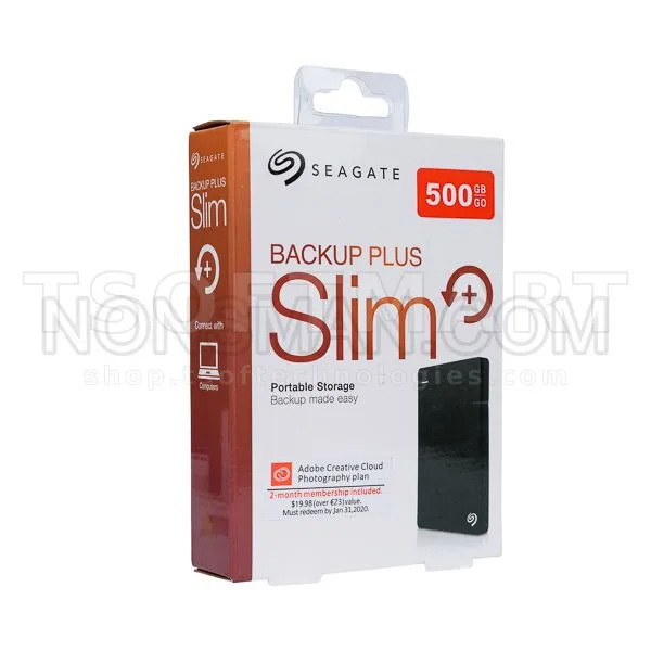Seagate Backup Plus Slim 500gb Ext. Hard Drive