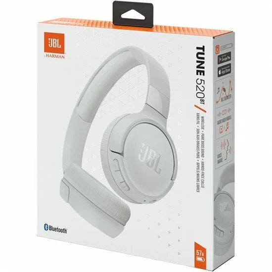 JBL Tune 520 Bluetooth Headset White
