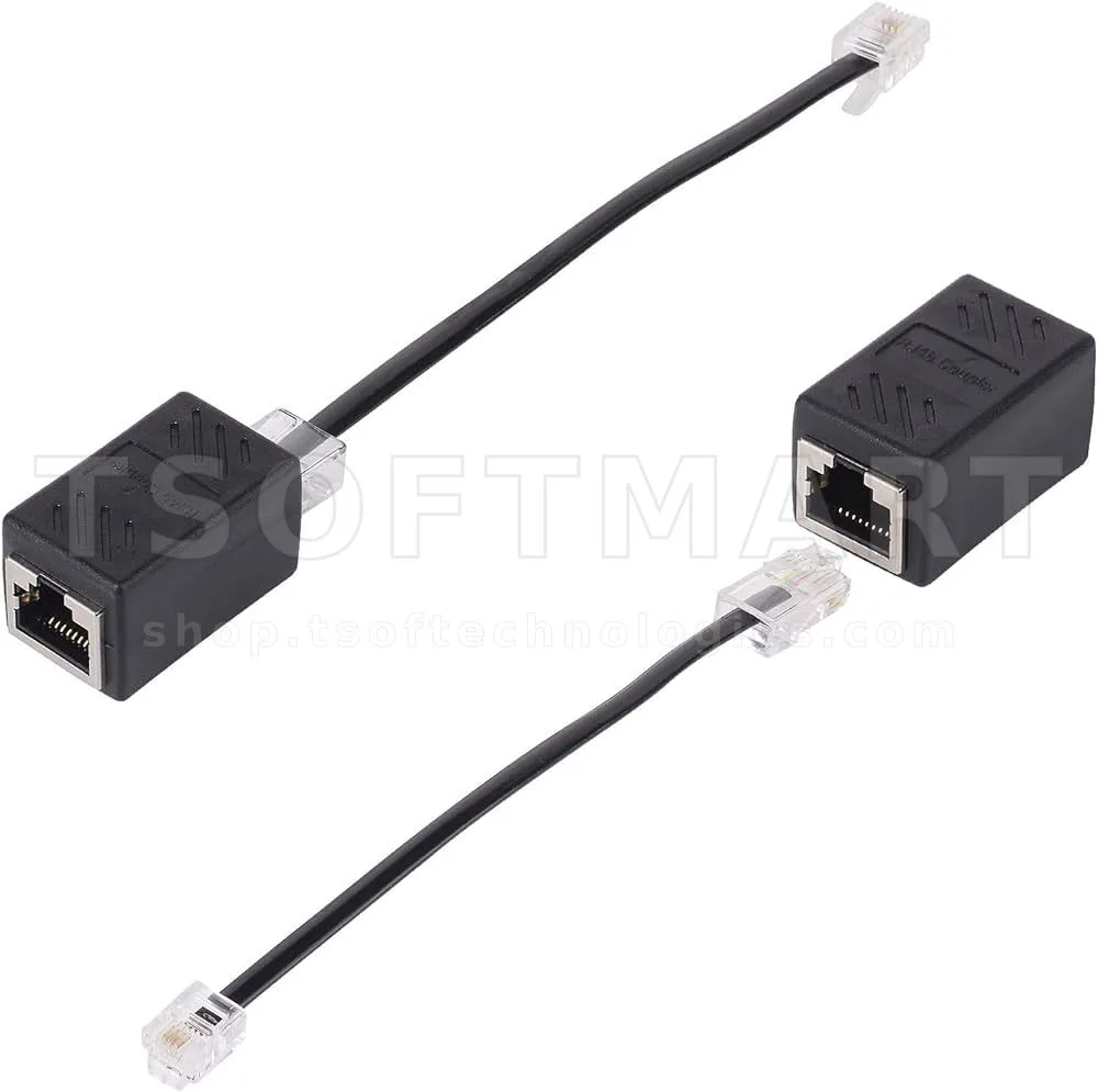 RJ11 Female to Female Lan Connector/Adapter