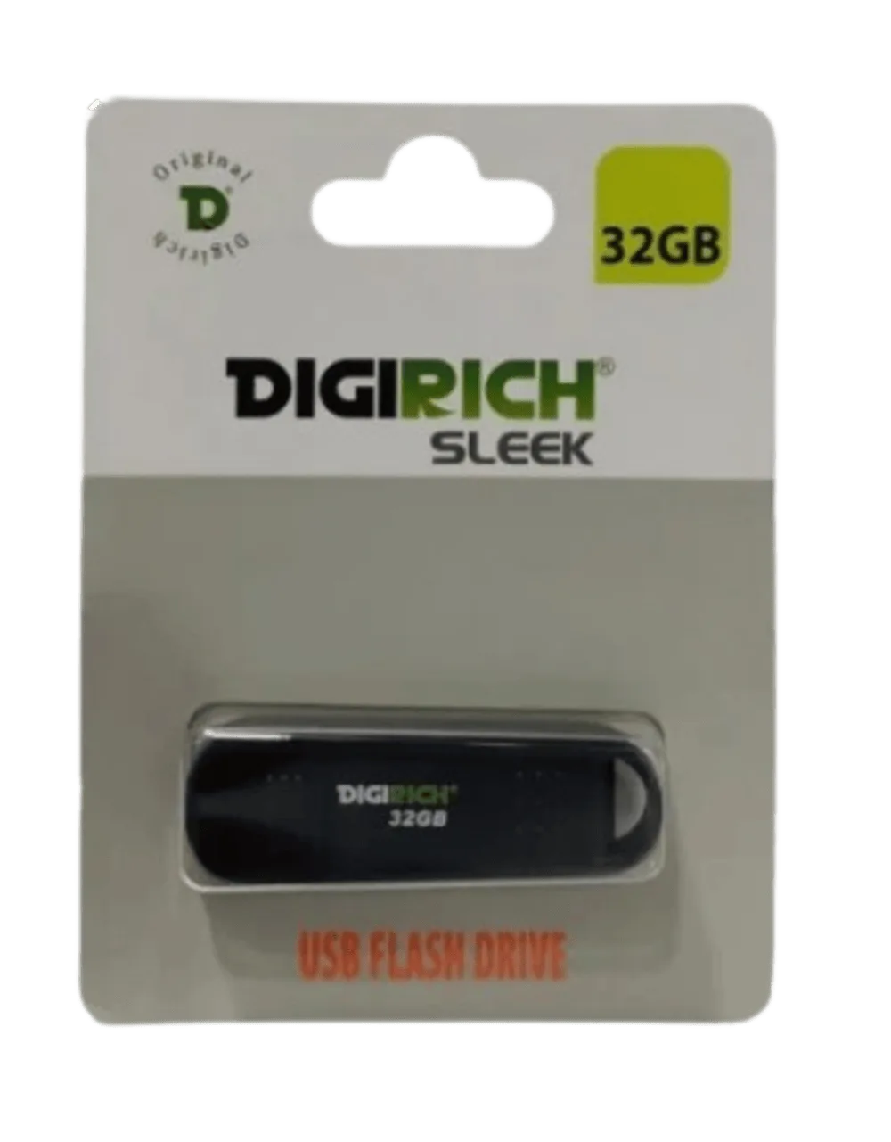 Digirich V-Cut Flash Drive 32GB White