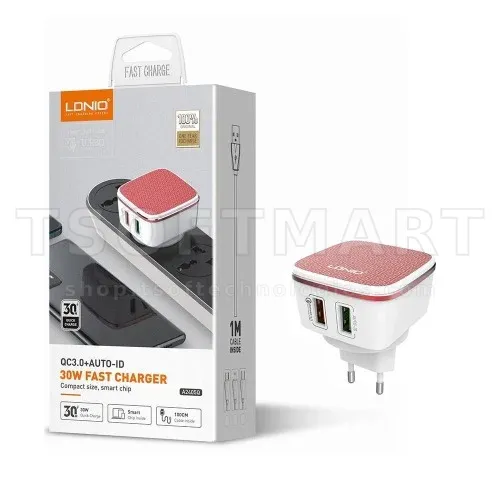 Ldnio A2405q 2 Ports Iphone 30w Fast Charger
