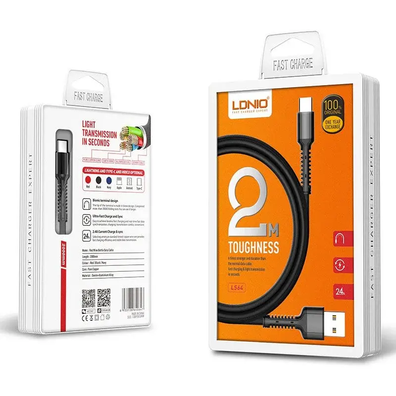 Ldnio LS64 iPhone 2m Fast Cable