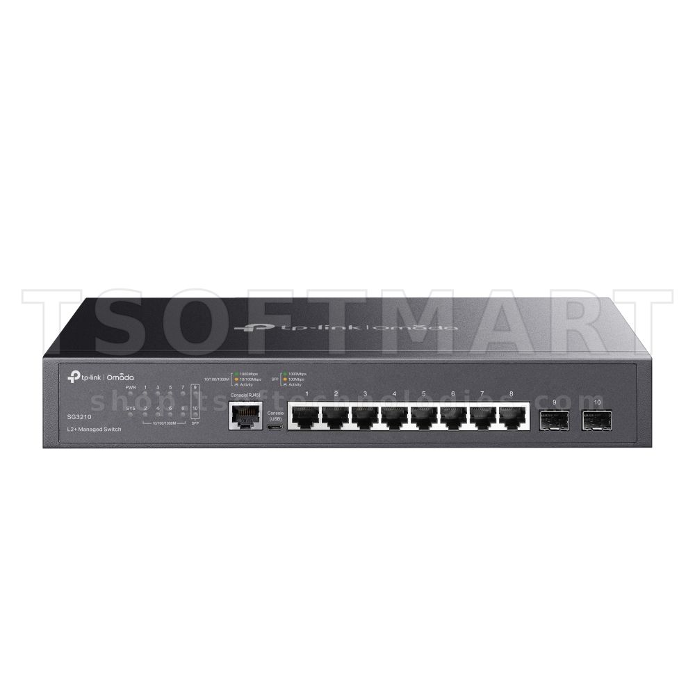TP-Link TL-SG3210 Omada 8-Port Gigabit L2+ Managed Switch