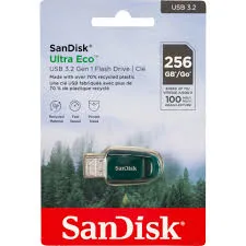 SanDisk Ultra Eco USB 3.1 Flash Drive 256GB 100mb/s