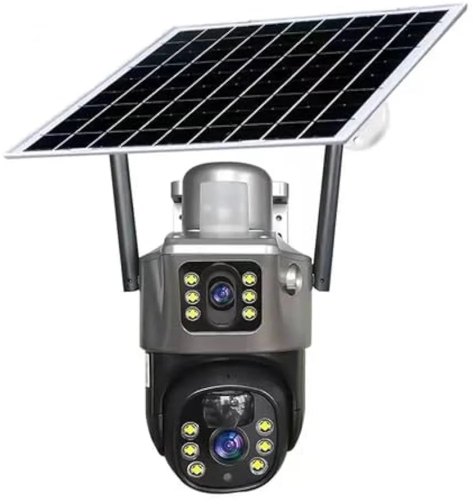 MegaVisionCrossfire HD Dual Lens Solar PTZ Camera SD320-4G-5MP