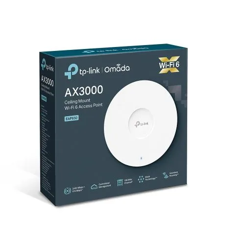 TP-Link AX3000 Ceiling Mount Wi-Fi 6 Access Point EAP650
