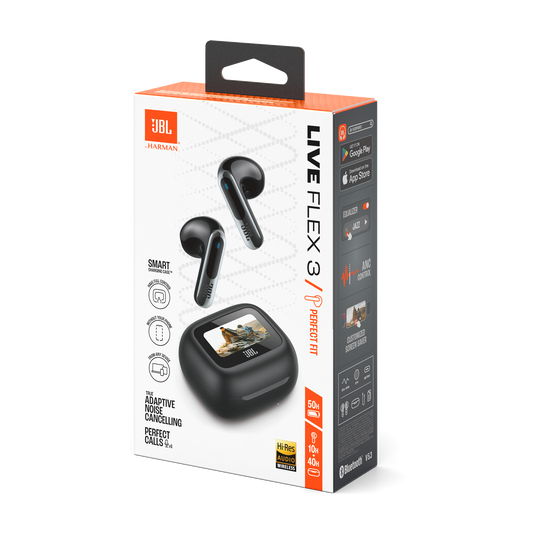 JBL Live Flex 3 Earbuds – Black